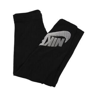 Nike Leggings Womens Small‎ Black Cropped Tight Fit Gym Yoga Crossfit Running